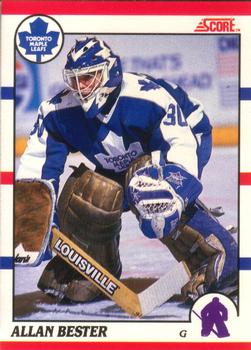 1990-91 Score Canadian #27 Allan Bester Front