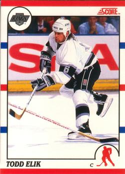 1990-91 Score Canadian #297 Todd Elik Front