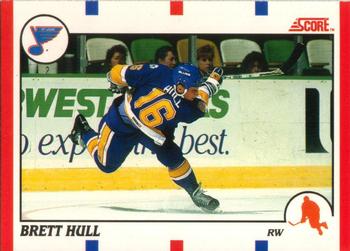 1990-91 Score Canadian #300 Brett Hull Front