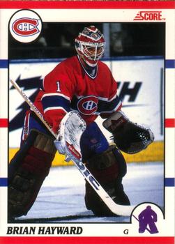 1990-91 Score Canadian #304 Brian Hayward Front