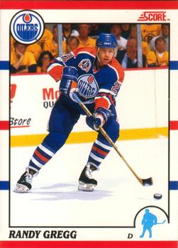 1990-91 Score Canadian #306 Randy Gregg Front