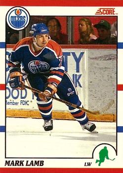 1990-91 Score Canadian #308 Mark Lamb Front