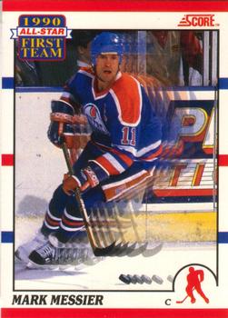 1990-91 Score Canadian #315 Mark Messier Front