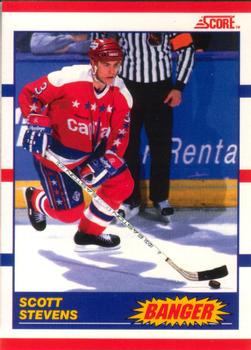 1990-91 Score Canadian #341 Scott Stevens Front
