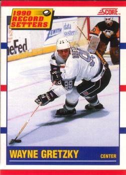 1990-91 Score Canadian #347 Wayne Gretzky Front