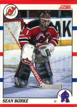 1990-91 Score Canadian #34 Sean Burke Front