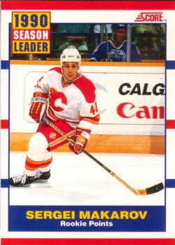 1990-91 Score Canadian #350 Sergei Makarov Front