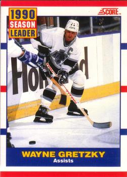 1990-91 Score Canadian #352 Wayne Gretzky Front