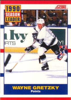 1990-91 Score Canadian #353 Wayne Gretzky Front