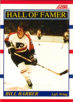 1990-91 Score Canadian #356 Bill Barber Front