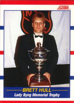 1990-91 Score Canadian #366 Brett Hull Front