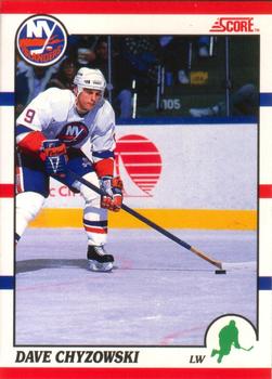 1990-91 Score Canadian #372 Dave Chyzowski Front