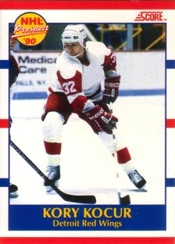 1990-91 Score Canadian #384 Kory Kocur Front