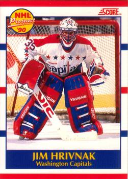 1990-91 Score Canadian #386 Jim Hrivnak Front