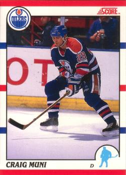 1990-91 Score Canadian #38 Craig Muni Front