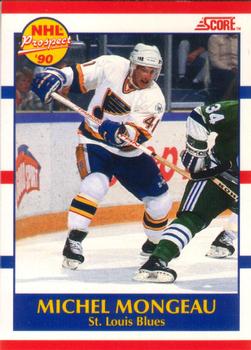 1990-91 Score Canadian #395 Michel Mongeau Front