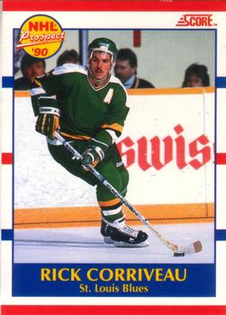 1990-91 Score Canadian #396 Rick Corriveau Front
