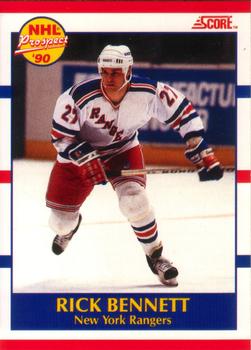 1990-91 Score Canadian #400 Rick Bennett Front