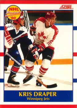 1990-91 Score Canadian #404 Kris Draper Front