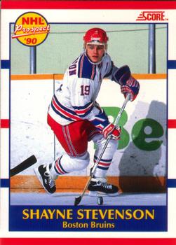 1990-91 Score Canadian #405 Shayne Stevenson Front
