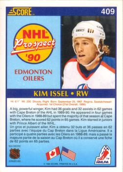 1990-91 Score Canadian #409 Kim Issel Back