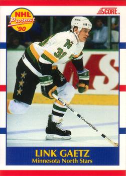 1990-91 Score Canadian #411 Link Gaetz Front