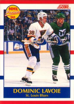 1990-91 Score Canadian #416 Dominic Lavoie Front