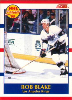 1990-91 Score Canadian #421 Rob Blake Front