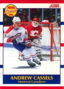 1990-91 Score Canadian #422 Andrew Cassels Front