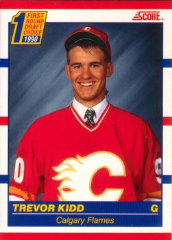 1990-91 Score Canadian #438 Trevor Kidd Front