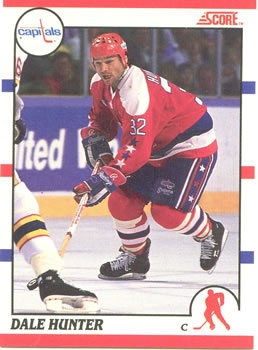 1990-91 Score Canadian #44 Dale Hunter Front