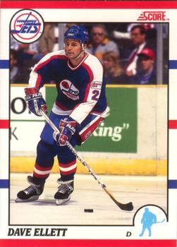 1990-91 Score Canadian #65 Dave Ellett Front