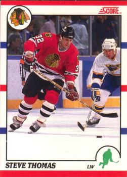 1990-91 Score Canadian #66 Steve Thomas Front