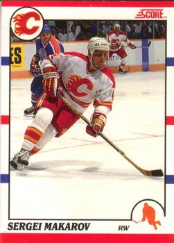 1990-91 Score Canadian #71 Sergei Makarov Front