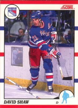 1990-91 Score Canadian #98 David Shaw Front