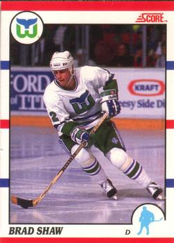 1990-91 Score Canadian #99 Brad Shaw Front