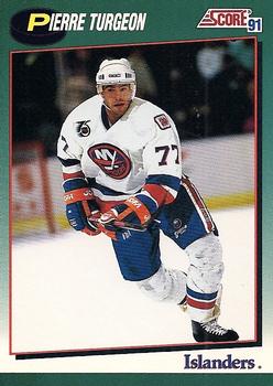 1991-92 Score Rookie and Traded #101T Pierre Turgeon Front