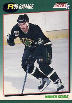 1991-92 Score Rookie and Traded #23T Rob Ramage Front