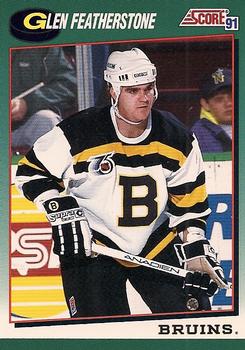 1991-92 Score Rookie and Traded #37T Glen Featherstone Front