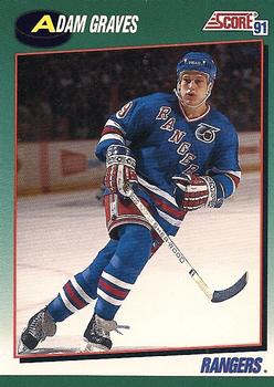 1991-92 Score Rookie and Traded #44T Adam Graves Front