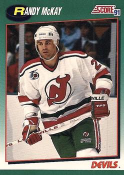 1991-92 Score Rookie and Traded #54T Randy McKay Front