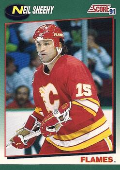 1991-92 Score Rookie and Traded #86T Neil Sheehy Front