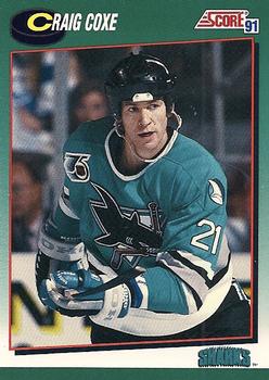 1991-92 Score Rookie and Traded #96T Craig Coxe Front