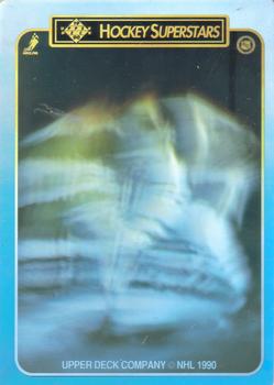 1990-91 Upper Deck - Hockey Superstars Holograms/Stickers #NNO Steve Yzerman / Mark Messier Front
