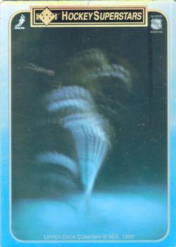 1990-91 Upper Deck - Hockey Superstars Holograms/Stickers #NNO Steve Yzerman Front