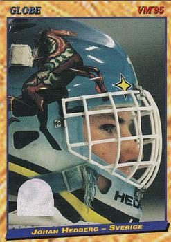  (CI) Johan Hedberg Hockey Card 2001-02 Vanguard V-Team