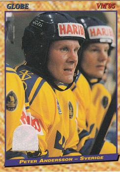 1995 Semic Globe VM (Swedish) #11 Peter Andersson Front