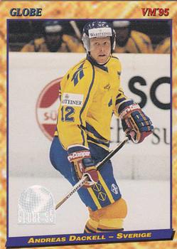 1995 Semic Globe VM (Swedish) #44 Andreas Dackell Front