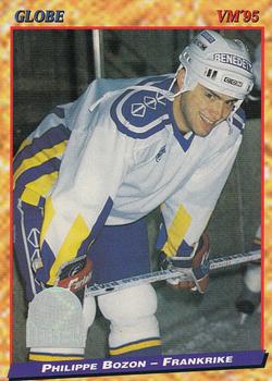 1995 Semic Globe VM (Swedish) #205 Philippe Bozon Front