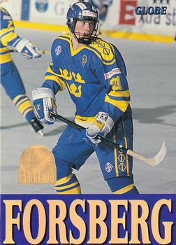 1995 Semic Globe VM (Swedish) #255 Peter Forsberg Front